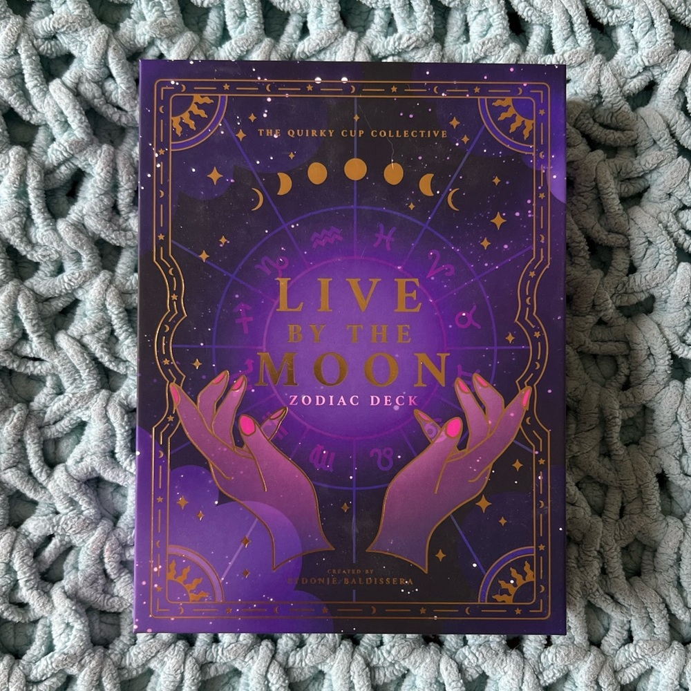 LIVE BY THE MOON ZODIAC DECK BY QUIRKY CUP COLLECTIVE